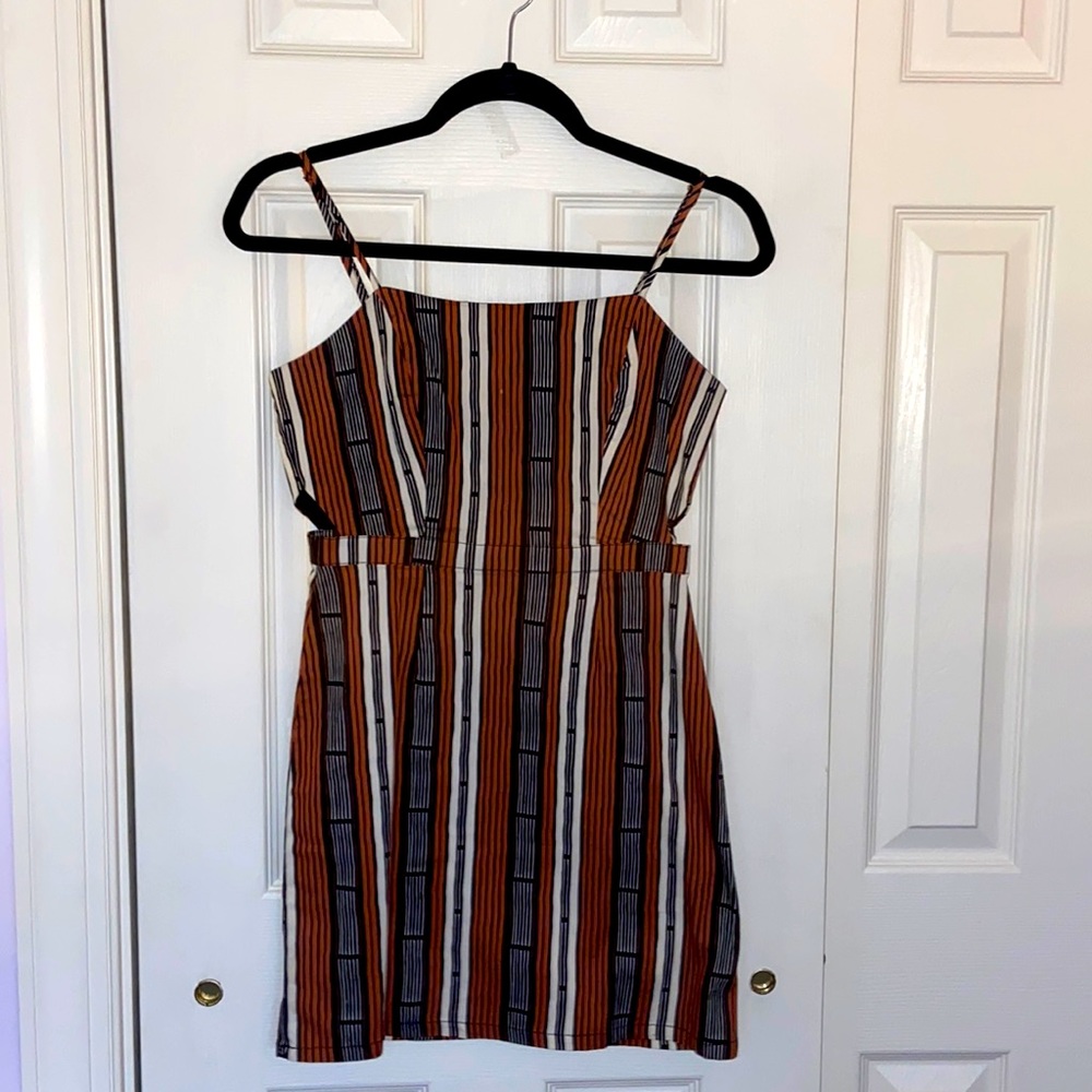 Forever 21 Bamboo Pattern Mini Dress